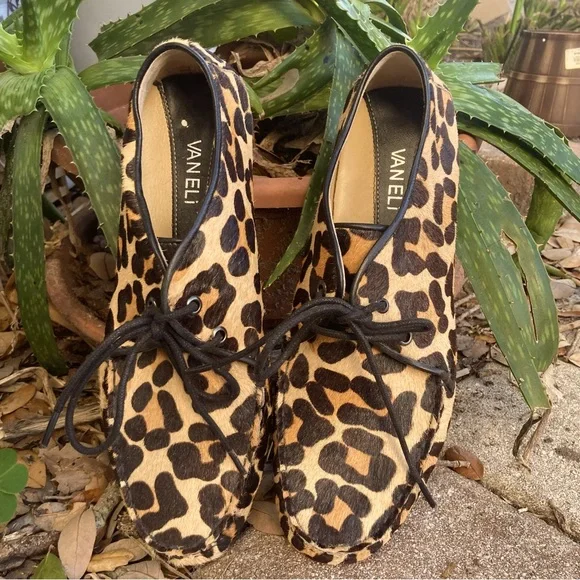 VANELI CALF HAIR ANIMAL PRINT DRIVING SHOE SUZE 9M - Picture 7 of 12